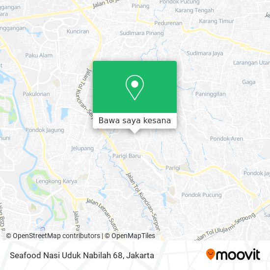 Peta Seafood Nasi Uduk Nabilah 68