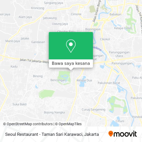 Peta Seoul Restaurant - Taman Sari Karawaci