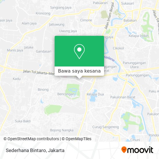 Peta Sederhana Bintaro