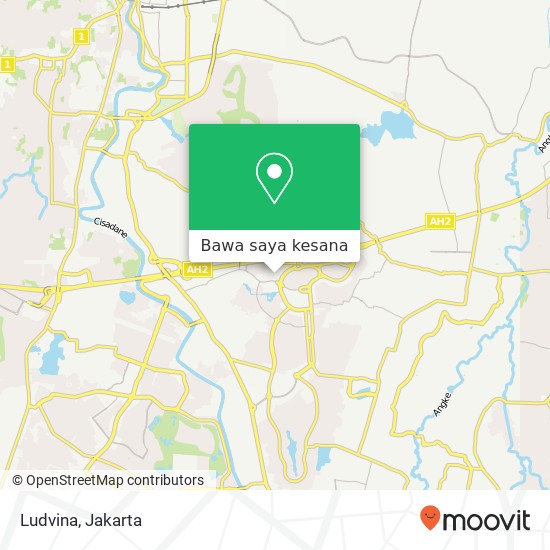 Peta Ludvina, Jalan Jalur Sutera Barat Pinang Tangerang Kota 15143