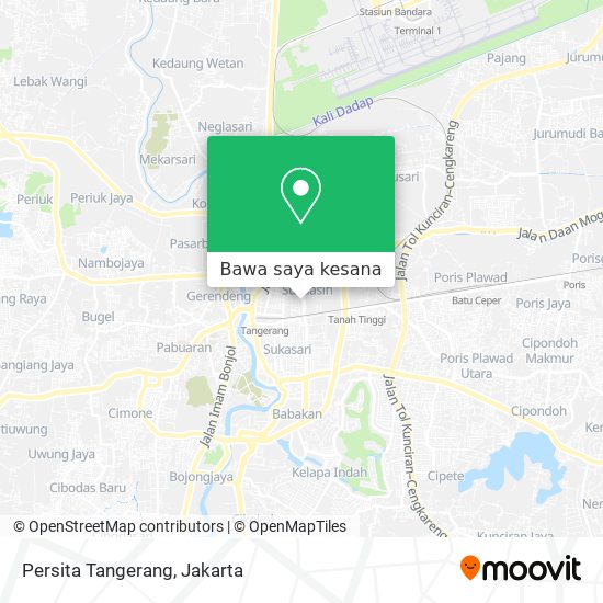 Peta Persita Tangerang