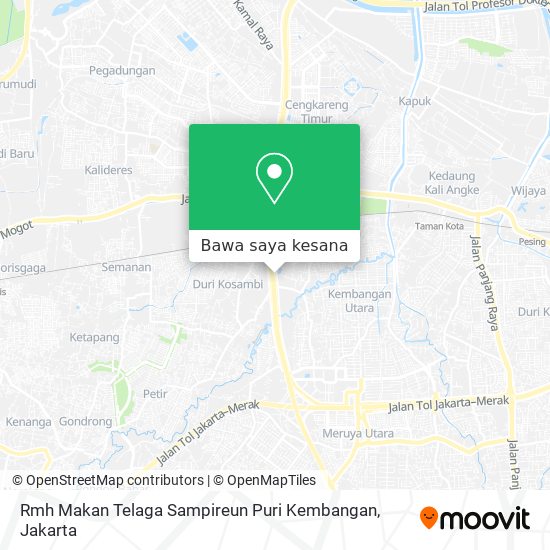 Peta Rmh Makan Telaga Sampireun Puri Kembangan