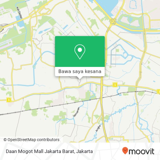 Peta Daan Mogot Mall Jakarta Barat