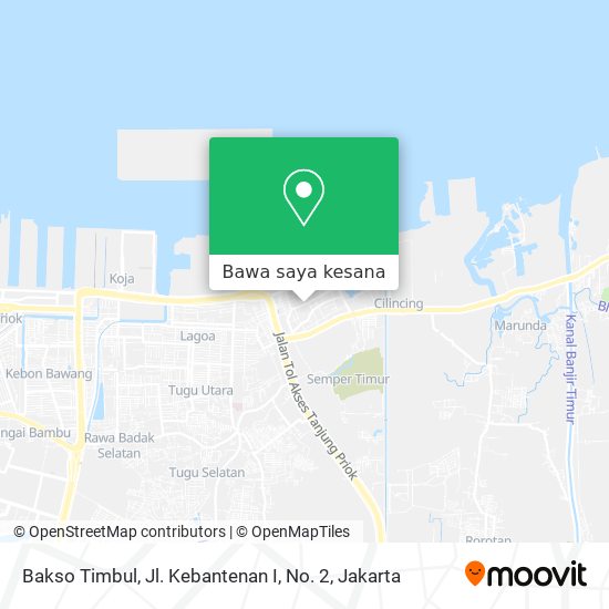 Peta Bakso Timbul, Jl. Kebantenan I, No. 2