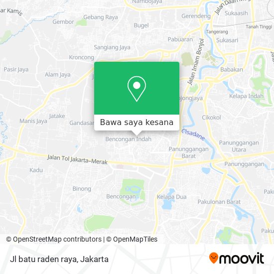 Peta Jl batu raden raya