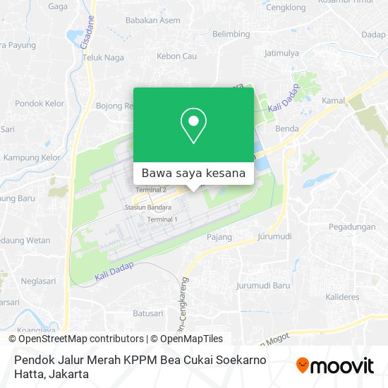 Peta Pendok Jalur Merah KPPM Bea Cukai Soekarno Hatta