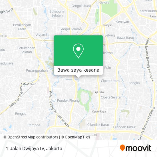 Peta 1 Jalan Dwijaya IV