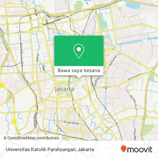 Peta Universitas Katolik Parahyangan