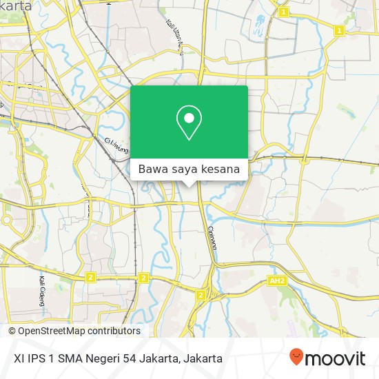 Peta XI IPS 1 SMA Negeri 54 Jakarta