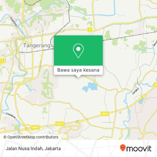 Peta Jalan Nusa Indah