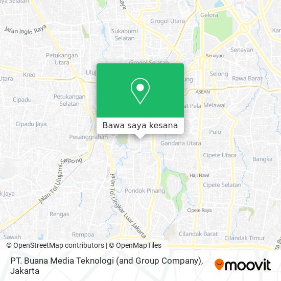 Peta PT. Buana Media Teknologi (and Group Company)