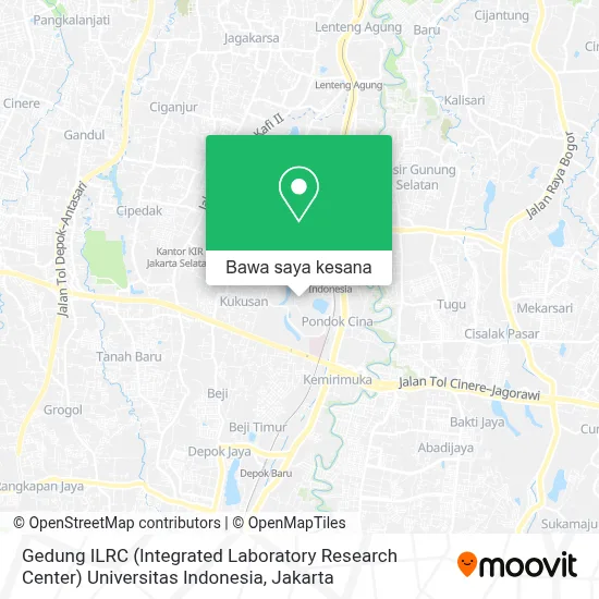 Gedung Rik Ui Cara ke Gedung ILRC (Integrated Laboratory Research Center) Universitas ...