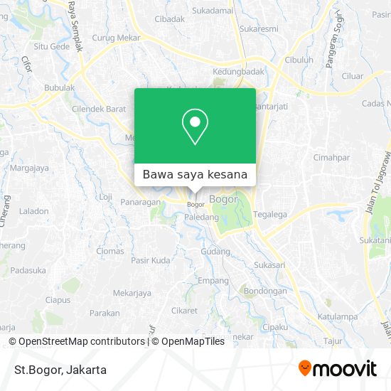 Peta St.Bogor