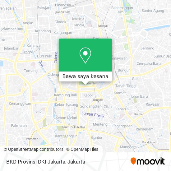 Peta BKD Provinsi DKI Jakarta