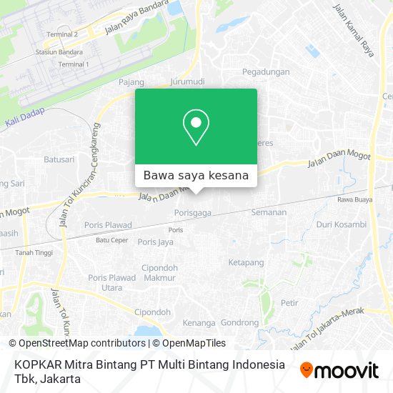 Peta KOPKAR  Mitra Bintang PT Multi Bintang Indonesia Tbk