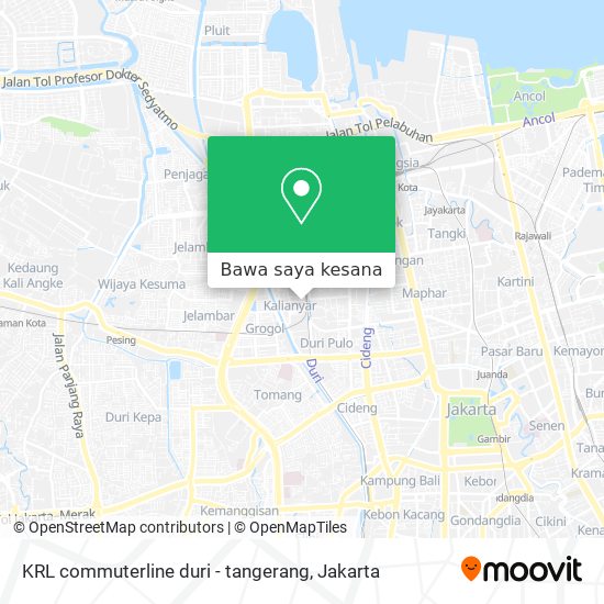 Peta KRL commuterline duri - tangerang