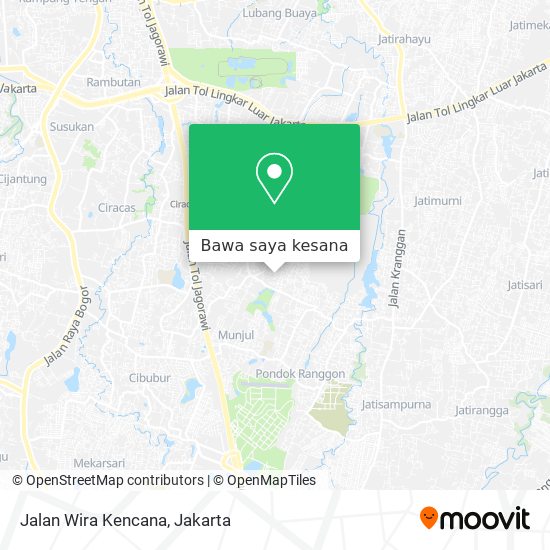 Peta Jalan Wira Kencana