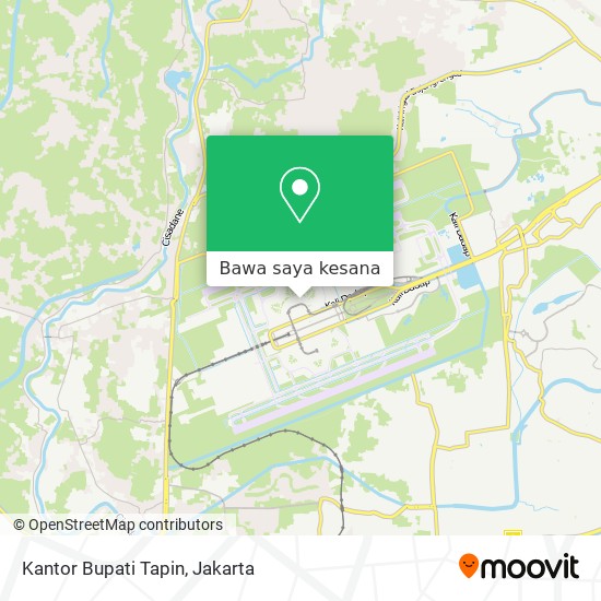 Peta Kantor Bupati Tapin