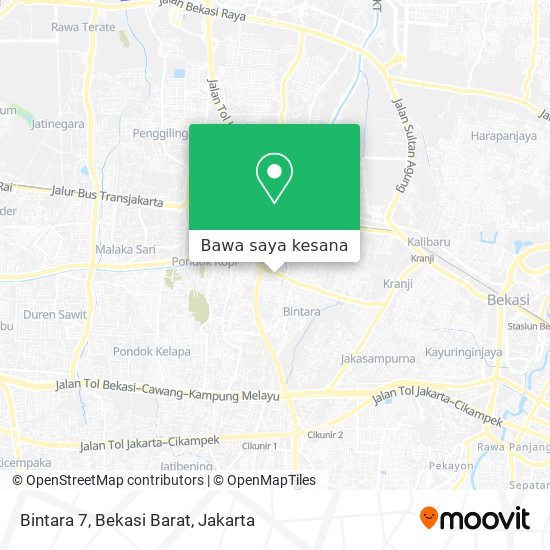 Peta Bintara 7, Bekasi Barat