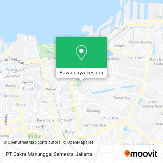 Peta PT Cakra Manunggal Semesta