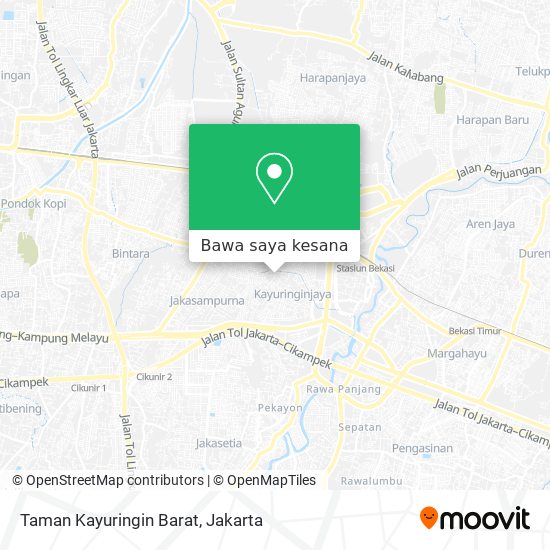 Peta Taman Kayuringin Barat
