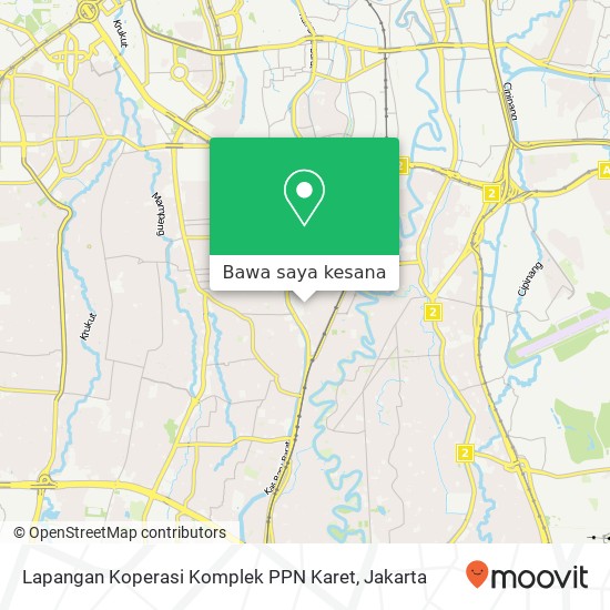 Peta Lapangan Koperasi Komplek PPN Karet