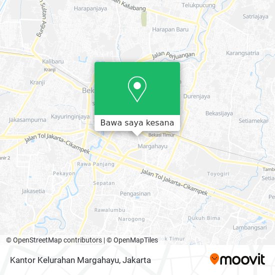 Peta Kantor Kelurahan Margahayu