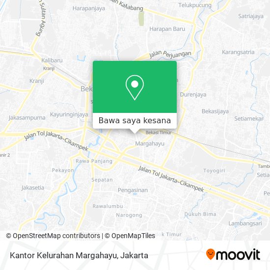 Peta Kantor Kelurahan Margahayu