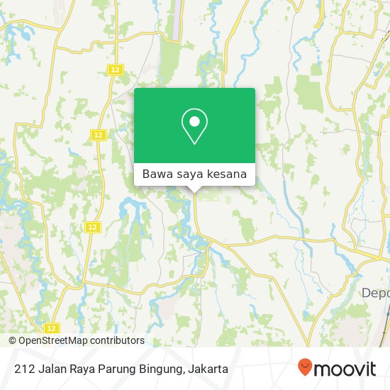 Peta 212 Jalan Raya Parung Bingung