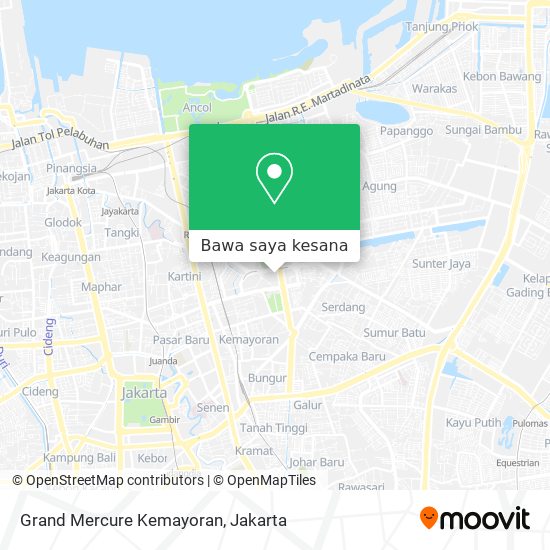 Peta Grand Mercure Kemayoran