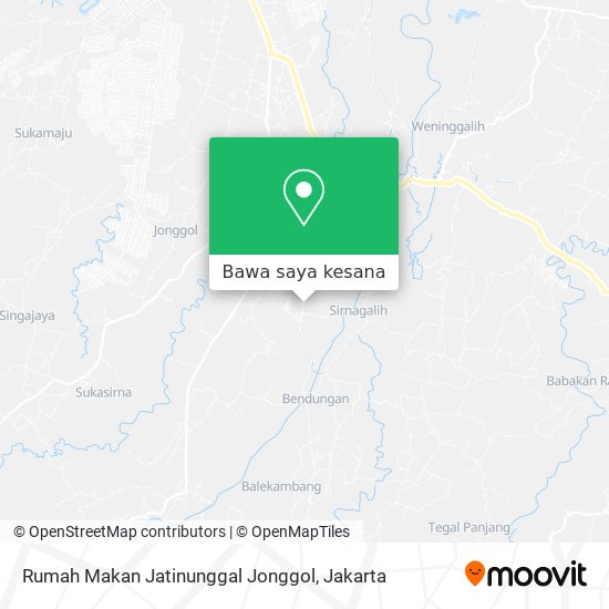 Peta Rumah Makan Jatinunggal Jonggol
