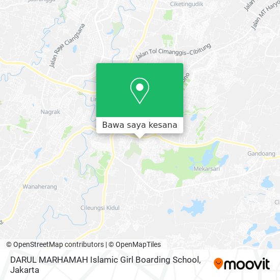 Peta DARUL MARHAMAH Islamic Girl Boarding School