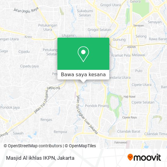Peta Masjid Al ikhlas IKPN