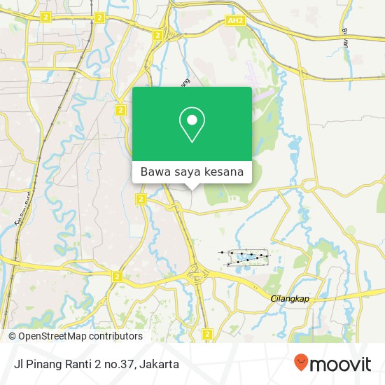 Peta Jl Pinang Ranti 2 no.37