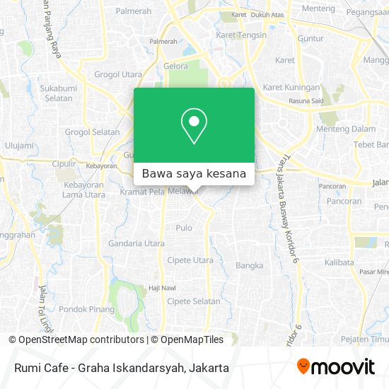 Peta Rumi Cafe - Graha Iskandarsyah
