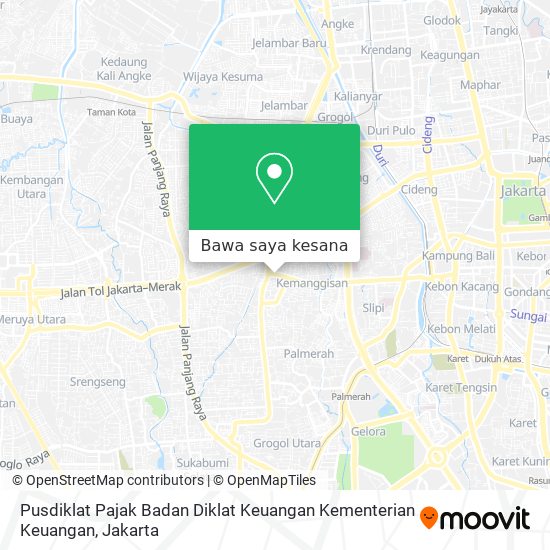 Peta Pusdiklat Pajak Badan Diklat Keuangan Kementerian Keuangan