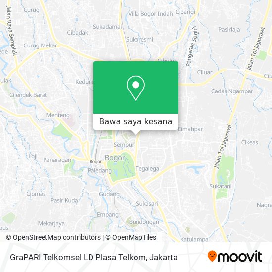 Peta GraPARI Telkomsel LD Plasa Telkom
