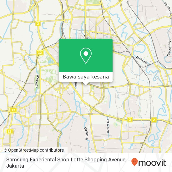 Peta Samsung Experiental Shop Lotte Shopping Avenue