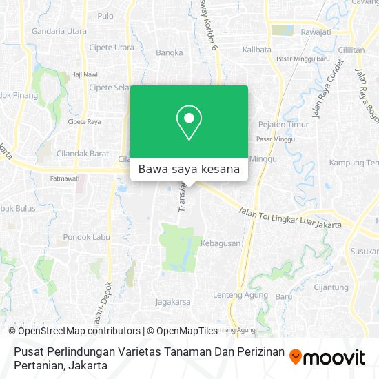 Peta Pusat Perlindungan Varietas Tanaman Dan Perizinan Pertanian
