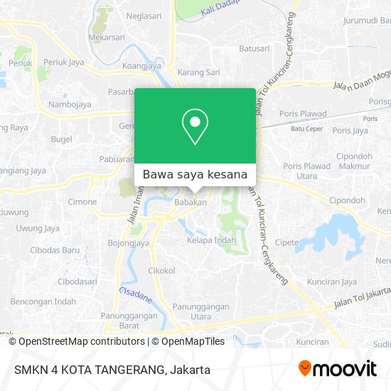 Peta SMKN 4 KOTA TANGERANG