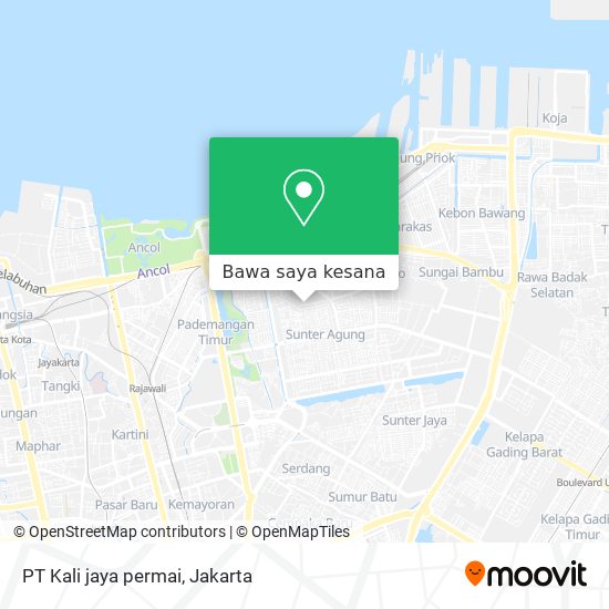 Peta PT Kali jaya permai