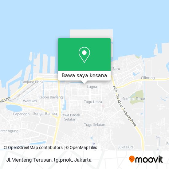 Peta Jl.Menteng Terusan, tg.priok