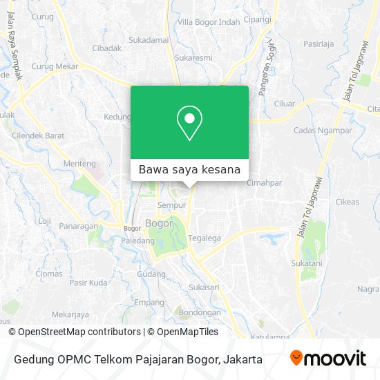 Peta Gedung OPMC Telkom Pajajaran Bogor