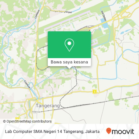 Peta Lab Computer SMA Negeri 14 Tangerang