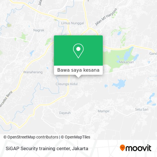 Peta SiGAP Security training center