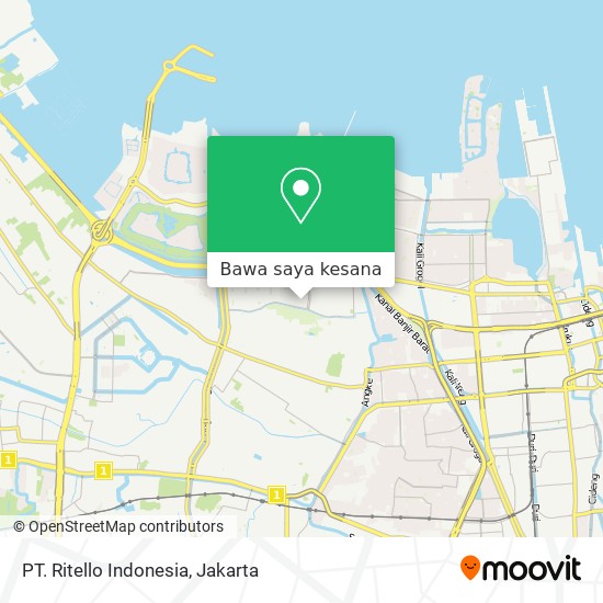 Peta PT. Ritello Indonesia