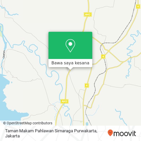 Peta Taman Makam Pahlawan Sirnaraga Purwakarta