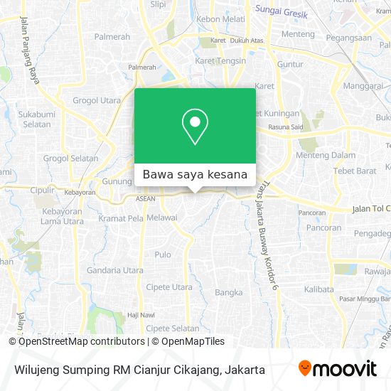 Peta Wilujeng Sumping RM Cianjur Cikajang