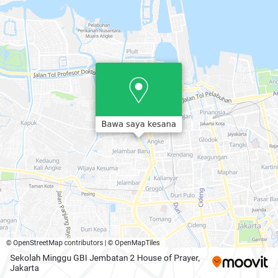 Peta Sekolah Minggu GBI Jembatan 2 House of Prayer