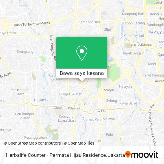 Peta Herbalife Counter - Permata Hijau Residence